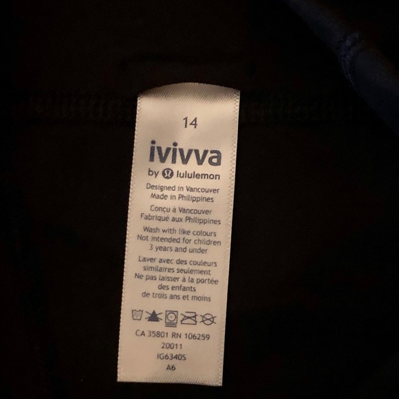 Black Ivivva by Lululemon Nulu Strong Spirit Pant - Picture 11 of 14